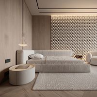 Matériaux de construction pour la personnalisation complète de la maison : Design intérieur élégant et durable pour appartements et villas, couleur beige chaud, respectueux de l'environnement