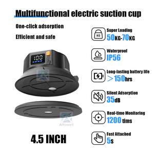 Ventouse électrique de 4,5 pouces pour montage automobile, photographie, prise de vue sportive, caméra de qualité professionnelle - Product Image 2