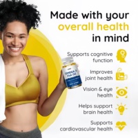 OEM/ODM prix d'usine vente en gros de suppléments d'huile de poisson oméga 3 en vrac 1000mg 1200mg de poisson de haute mer DHA EPA capsules molles au citron