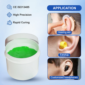 Nha khoa Putty Tai khuôn Kit grillz khuôn răng mềm Bộ dụng cụ Khuôn Silicone Vật liệu Khay nha khoa ấn tượng Putty màu xanh trắng Bộ - Product Image 2