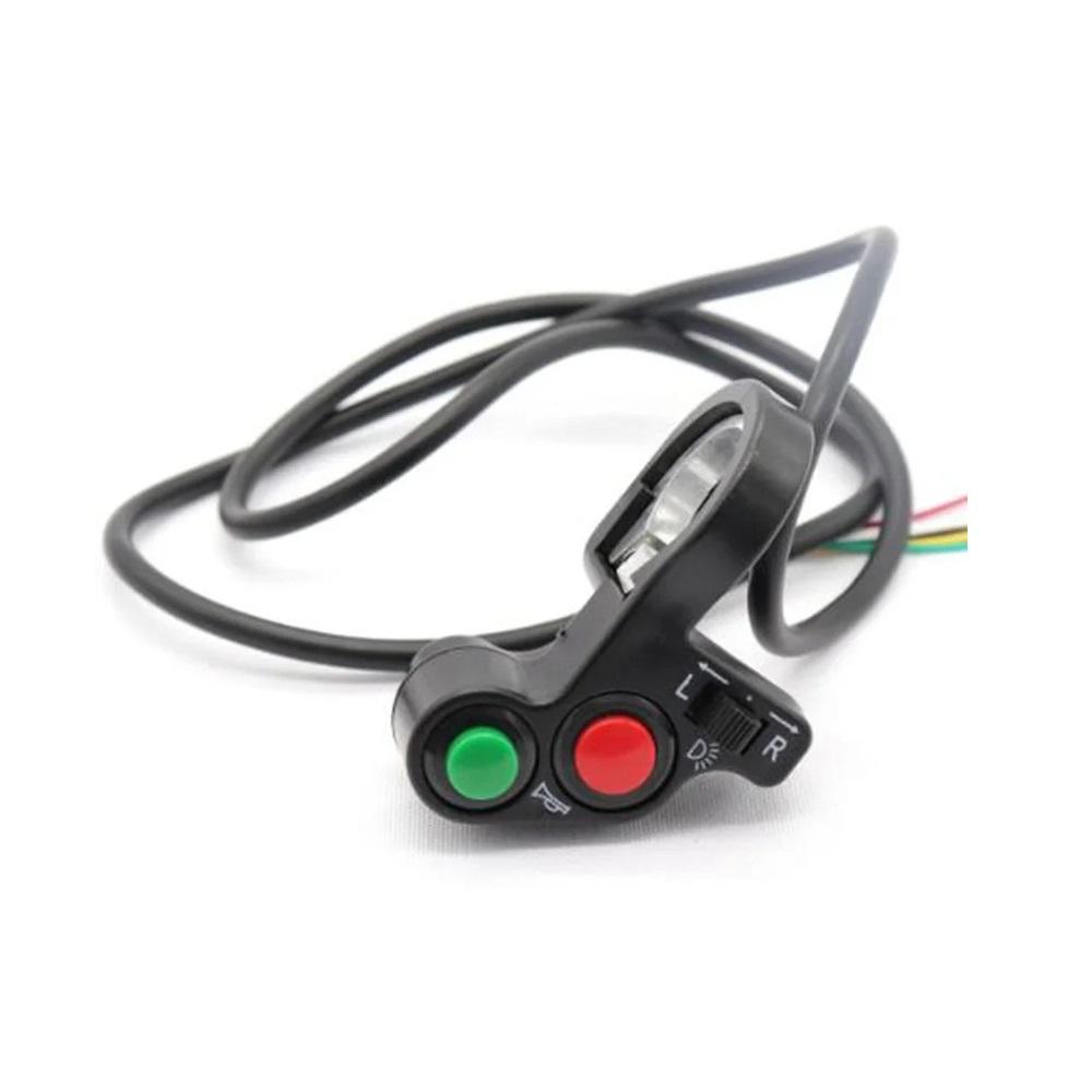 22mm in Motorcycle Spotlight Switch Electric Bike Scooter Horn