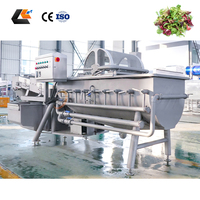 Machine commerciale de nettoyage de laitue et de chou, coupe-légumes, machine à salade, ligne de traitement et d'emballage de salades fraîches