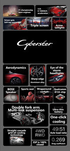 MG Cyberster <span class=keywords><strong>2</strong></span> 4WD Elektro-Sportwagen für Erwachsene Neues Energiefahrzeug mit Persönlicher Batterie Motorleistung Limousine Elektrofahrzeuge - Product Image 6