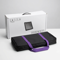 Kit d'éclairage vidéo avec diffuseur de flash pliable pour studio de tournage vidéo
