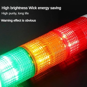 Xoay 180 Stack chỉ số đèn 24V 220V LED nhấp nháy ổn định máy công nghiệp cảnh báo ánh sáng - Product Image 3