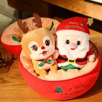Hoge Kwaliteit Aanpassen Kleine Kawaii Stijl Vrede Fruit Tas Pluche Baby Troostend Dier Knuffel Voor Kinderen Kerstcadeau