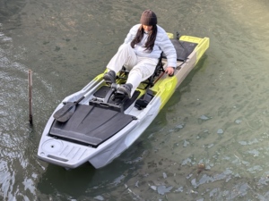 Vicking 12.6ft double pédale d'entraînement 1 personne hélice aileron Touring Sit-On-Top pêche électrique moteur de pêche à la traîne écologique - Product Image 2