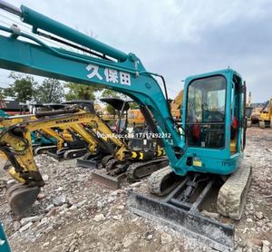 Excavatrice d'occasion de marque japonaise de premier plan, 3,5 tonnes, mini-pelleuse d'occasion de marque Kx135 à vendre - Product Image 4