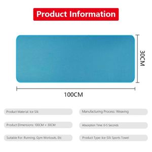 Serviette de sport rafraîchissante instantanée en microfibre douce et respirante avec logo personnalisé pour le yoga, la course, l'entraînement et le golf - Product Image 5