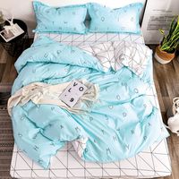 Penggunaan Di Rumah Grosir Set Sarung Duvet Penutup Tempat Tidur 1800 Serat Mikro dari Produsen