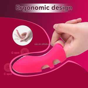 SacKnove Lady <span class=keywords><strong>Fast</strong></span> <span class=keywords><strong>Orgasm</strong></span> Personal Massager Stimulator Puting Klitoris G Spot <span class=keywords><strong>Vibrator</strong></span> Jari yang Dikendalikan Aplikasi untuk Wanita Mainan Seks - Product Image 3