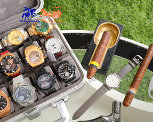 Montre à quartz fine et minimaliste Longnes de haute qualité 40 mm avec bracelet en cuir personnalisé, design simple pour hommes et femmes - Product Image 1