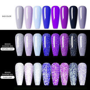 เจลเพชรยูวีสำหรับทำเล็บ โรงงานผลิตเอง คุณภาพสูง เงางาม รับผลิตจำนวนน้อย ขายส่งสำหรับร้านทำเล็บ - Product Image 6