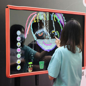 Equipo de Juego Interactivo con Pantalla Táctil de Pared de Agua <span class=keywords><strong>Virtual</strong></span>, Personalizado, Económico, al por Mayor, para el Aprendizaje Científico de Niños - Product Image 1