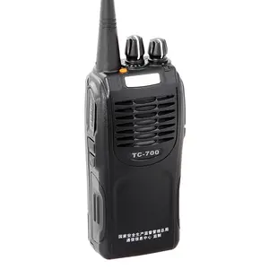 Toptan TC-700 TC700 el patlamaya dayanıklı walkie-talkie profesyonel düzeyde acil alarm VHF UHF iki yönlü telsiz