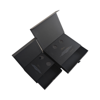 Cajas Rígidas Magnéticas de Lujo para Pestañas, Personalizadas al por Mayor, Embalaje de Papel Reciclable, Logotipo con Recubrimiento UV, Acabado Brillante/Mate, Grabado en Relieve