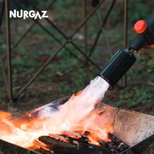 Pistolet lance-flammes au propane NURGAZ 1800C, allumage piézoélectrique, interrupteur unique, ensemble de chalumeau de soudage au gaz liquéfié - Product Image 3