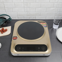 Cuisinière à induction à usage domestique pour la cuisine Mini taille brûleur électrique à brûleur unique pour hôtel et réchaud à induction à usage commercial