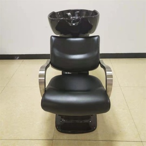 Muebles de Salón de Belleza y Peluquería Kisen, Moderna Silla de Lavado de Cabello con Lavabo Trasero en Venta - Product Image 6