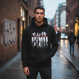 Felpe con Cappuccio Casual Personalizzate 300g Nere con Stampa e Ricamo 3D, Caratteristica Anti-Piega, Serigrafia su Tessuto French Terry - Product Image 3