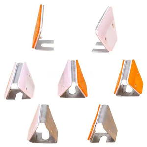 Reflector de Señalización Vial de Alta Intensidad, Prismático, de Aluminio, Recubierto de PVC, Blanco Reflectante, para Barandas de Carretera - Product Image 3