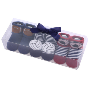 Calcetines de bebé recién nacido 100% algodón con caja de regalo - Product Image 3