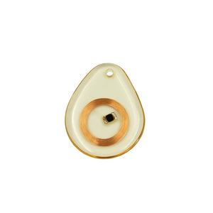 Getsmart Epoxy 125kHz/13.56MHz IC/ID TK4100 T5577 NFC RF08 RFID Mini Etiquetas Llaveros Transparentes Tarjetas NFC Adhesivas Madera OEM - Product Image 2