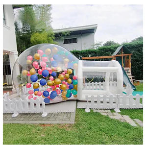 Produit personnalisé tente à bulles gonflable pour jeux souples burbuja maison gonflable gonflable pour le saut en ballon à bulles - Product Image 1