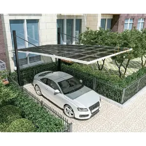 Giá Rẻ Hiện Đại Kim Loại Garage Đôi Carport Để Bán 10X40 Dễ Sử Dụng Không Thấm Nước Hỗ Trợ Carport Thép Mạ Kẽm - Product Image 3
