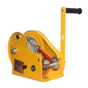 Treuil de levage marin en acier robuste, 3 000 livres, manuel, avec élingue en câble métallique, pour remorque de bateau, grue portable, à poignée - Product Image 4