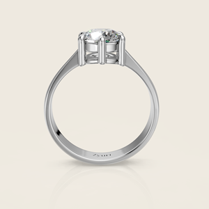 แหวนเพชรหรูหราที่ดูซับซ้อนพร้อมด้วยงานฝีมือคลาสสิกและประกายแวววาวเหมาะสำหรับการฉลองเหตุการณ์ความรัก - Product Image 2