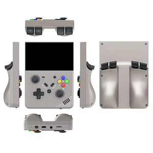 เครื่องเล่นเกมพกพา Surprise Price R43 PRO รุ่น M18 โอเพ่นซอร์ส 3D ความละเอียดสูง 4K จอยสติ๊กแบบเรโทร สำหรับ PSP <span class=keywords><strong>PS1</strong></span> N64 - Product Image 1