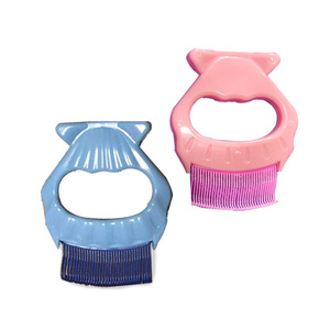 Pet Steel Needle Comb 65x40mm Red Green For Dog Flea Removal Grooming Tool - Product Image 3