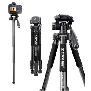 Zomei Q222 photography equipment mini camera tripod for dslr camera and video