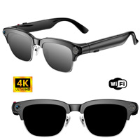 Lunettes Intelligentes OEM 8MP avec Caméra IA, Enregistrement Vidéo EIS 16 Go, Appels et Traduction pour Réunions et Travail sur le Terrain