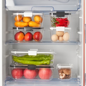 Airtight <b>Plastic</b> <b>Container</b> Clear Kitchen Storage Boxes <b>Container</b> Set <b>Food</b> <b>Containers</b> With Lids Party Frozen sealed Box - Product Image 5