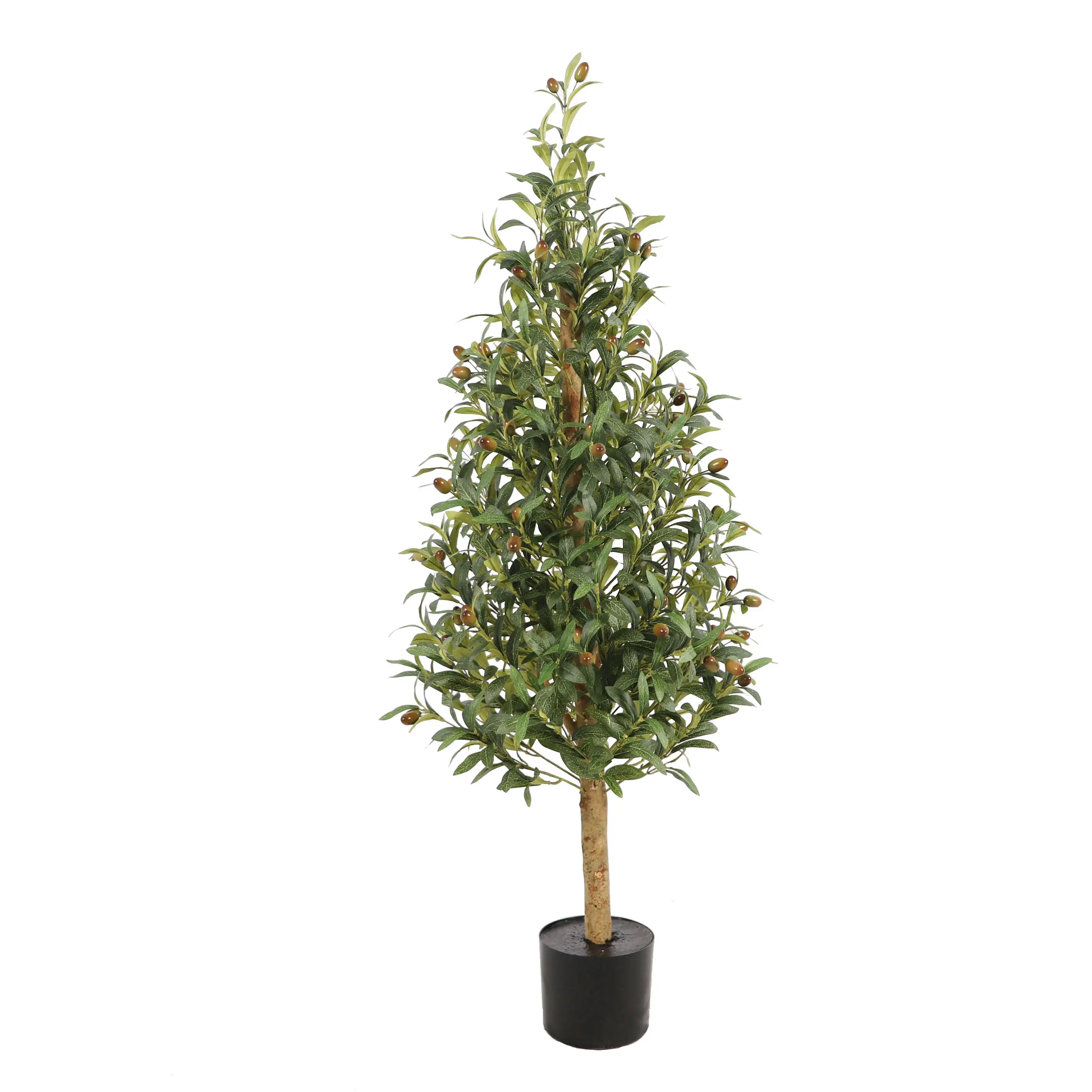 Árvore falsa para decoração de casa, árvore artificial de bonsai verde, produtos de natal, oliveira para interior