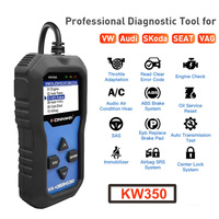 Escáner de Diagnóstico Automotriz de Sistema Completo VAG, Escáner OBDII/EOBD KW350, Lector de Códigos y Herramienta de Escaneo