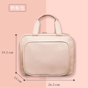 กระเป๋าใส่เครื่องสำอางแบบพกพา กันน้ำ ทำจากหนัง PU สีเขียว สำหรับผู้หญิง ขายส่ง - Product Image 5