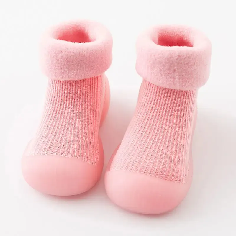 Nouveau-né bébé chaussures de marche pantoufles respirantes infantile anti-dérapant bébé chaussures chaussettes