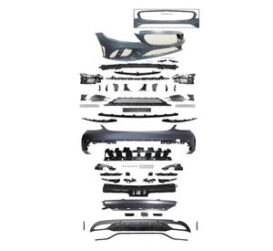 Pièces de carrosserie de voiture TUNING, pare-chocs avant, pare-chocs arrière, jupes latérales pour BENZ Classe C W205 C453 2019, style AMG, kits de carrosserie - Product Image 1