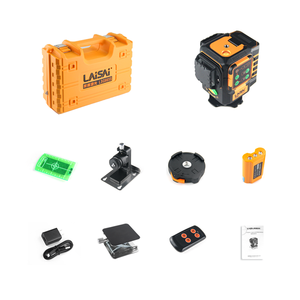 ลดราคา LSG6652 เลเซอร์ปรับระดับอัตโนมัติ สำหรับงานอุตสาหกรรม พร้อมขาตั้ง เทปวัดระยะ และเครื่องมือ  ลำแสงสีเขียวหมุนได้ 3 มิติ 12 เส้น LSG6652 - Product Image 2
