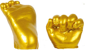 Plâtre de <span class=keywords><strong>pied</strong></span> de bébé 3D DIY, souvenir créatif, couleur or et argent, préserver chaque détail précieux - Product Image 5