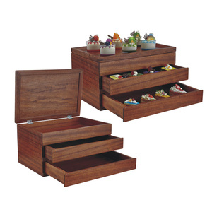 Exhibidor de Alimentos de Madera de Fábrica, Mesa de <span class=keywords><strong>Buffet</strong></span> Elevada, Soporte para Té de la Tarde, Catering Moderno de Lujo, <span class=keywords><strong>Buffet</strong></span> Cuadrado Único para Bodas - Product Image 5