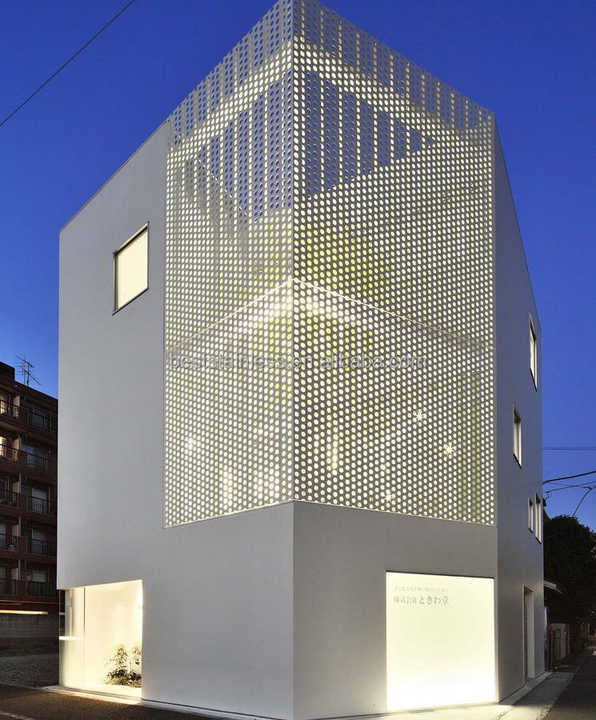 Segma Mesh Cladding Metal Mesh Facade Cladding Perforated Metal Mesh Facade Cladding Laser ...