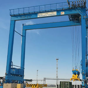 מנוף גשר נייד למכליות 20 רגל 40 רגל 50 רגל 60 רגל עם צמיגי גומי 4 גלגלים, מחיר טוב - Product Image 6