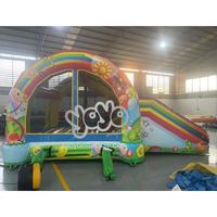 Parc d'attractions gonflable, aire de jeux de dessins animés, château gonflable, toboggan gonflable, château de saut, équipement de location pour fête d'enfants