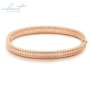 Argento <span class=keywords><strong>925</strong></span> originale <span class=keywords><strong>oro</strong></span> placcato totale 5 <span class=keywords><strong>carati</strong></span> taglio brillante diamante Test tutto D colore Moissanite bracciale braccialetto da donna - Product Image 3