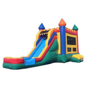 Castillo Inflable para Fiestas, Tobogán Acuático Tropical, Casa Inflable con Piscina, PVC, Portátil, Uso Comercial, Castillo Inflable para Saltar - Product Image 2