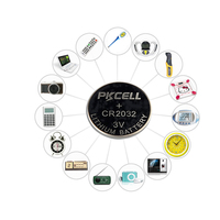 Batería de Botón PKCELL CR2032 1632 1620 1616 1220 1216 1025 927, Baterías de Moneda de 3V, Batería para Control Remoto de Automóvil